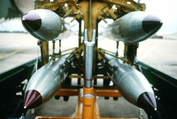 B61 bomb rack Department of Defense.