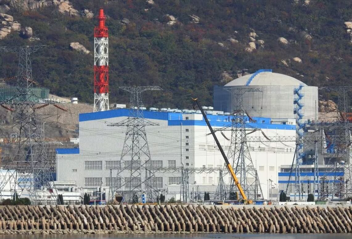 A view of the Unit 4 reactor of Tianwan Nuclear Power Plant in Lianyungang, JIangsu province, China.