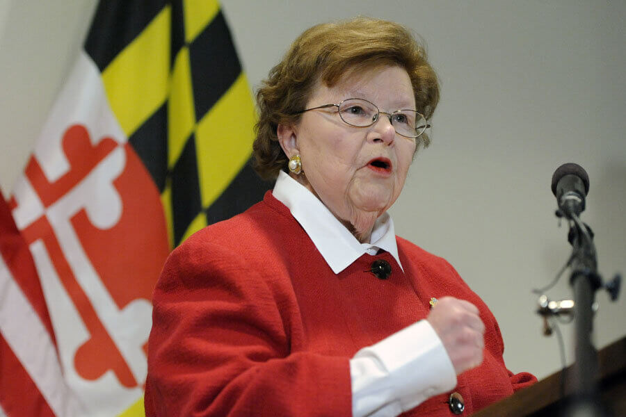 Maryland Sen. Barbara Mikulski
