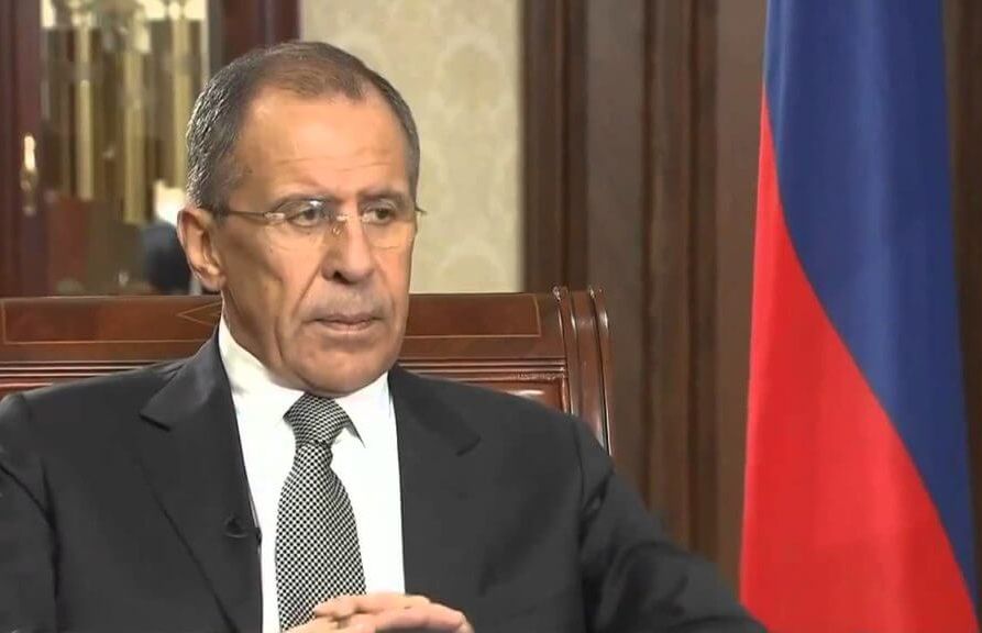 Russian foreign-minister sergei lavrov.